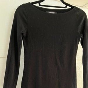 Reformation knit boatneck mini dress size medium